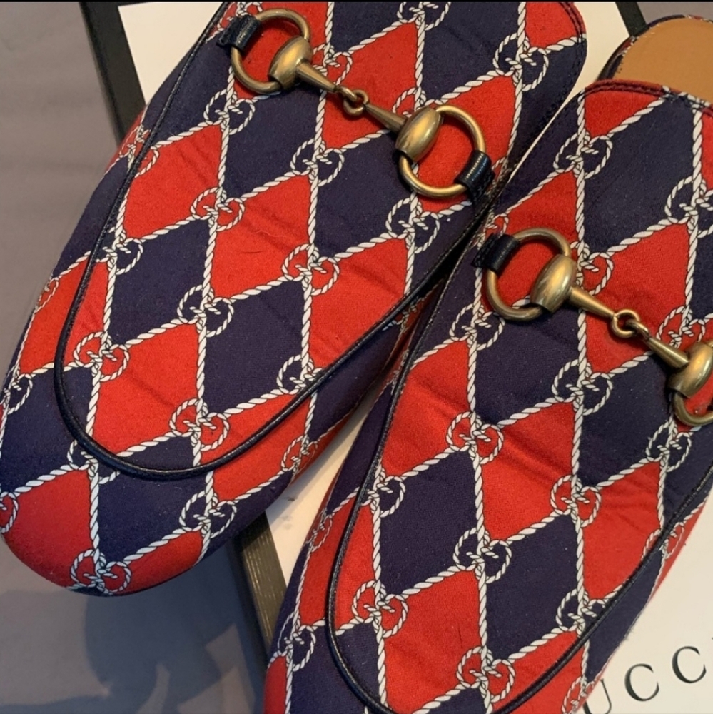 Gucci Princetown Slides Mules US 10 - Picture 2 of 5